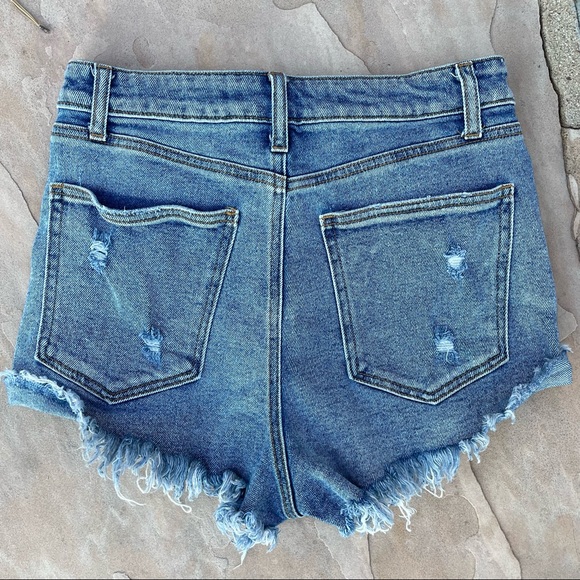 Tinseltown Shorts 222tinseltown High Rise Cheeky Vintage Distressed